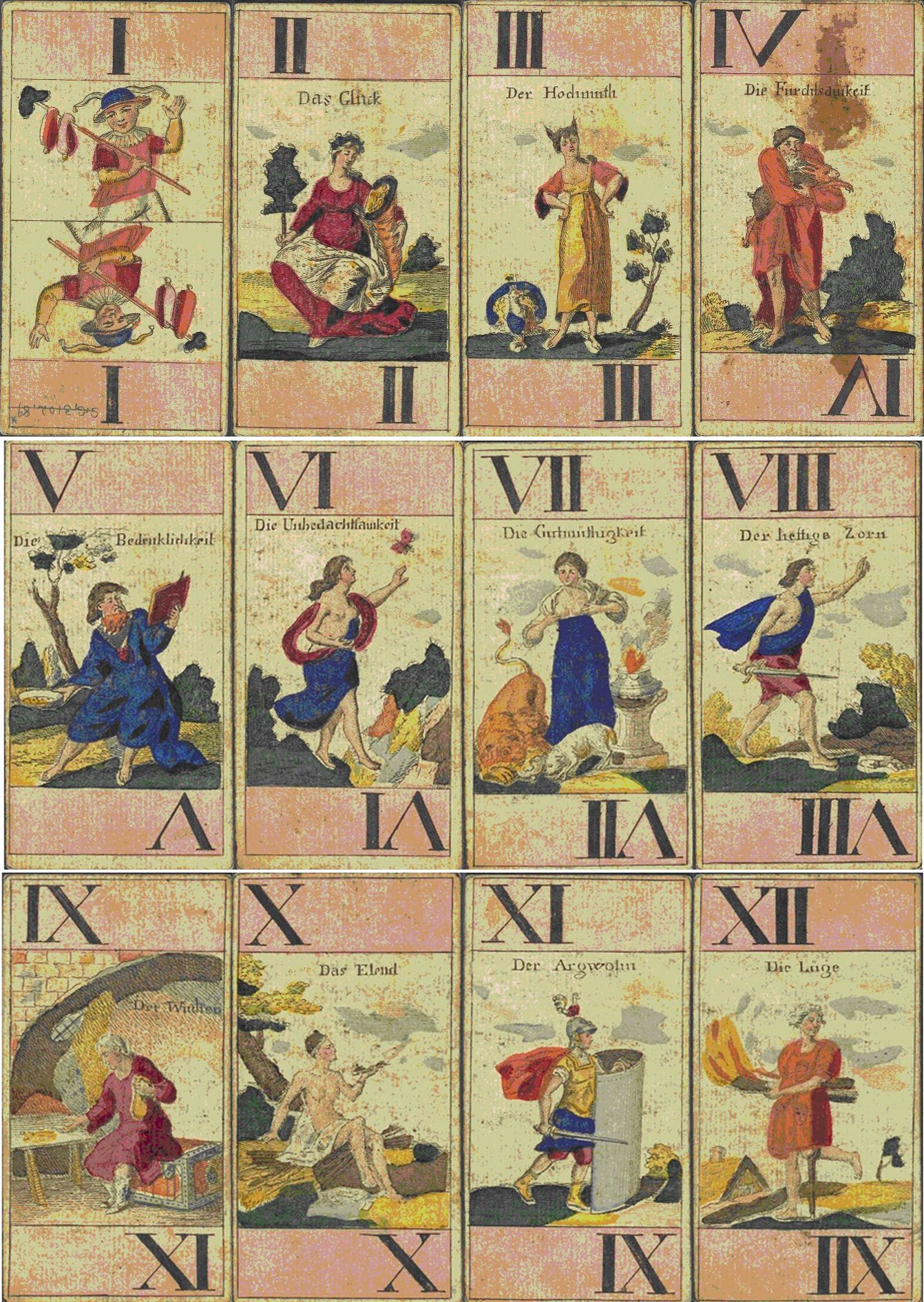 allegorical tarot