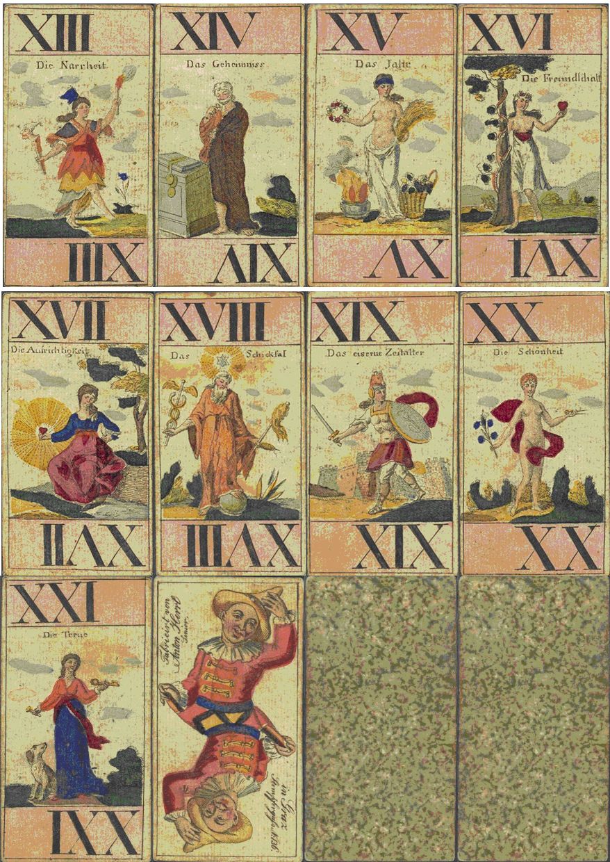 allegorical tarot
