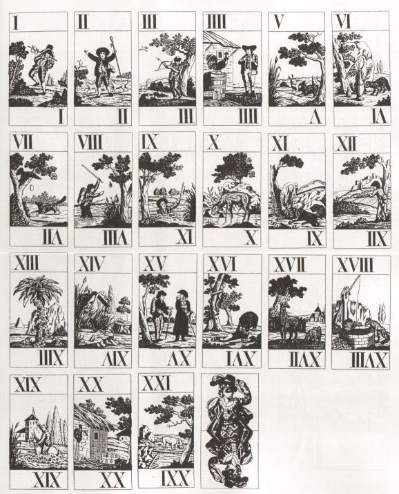 tarot with animal fables