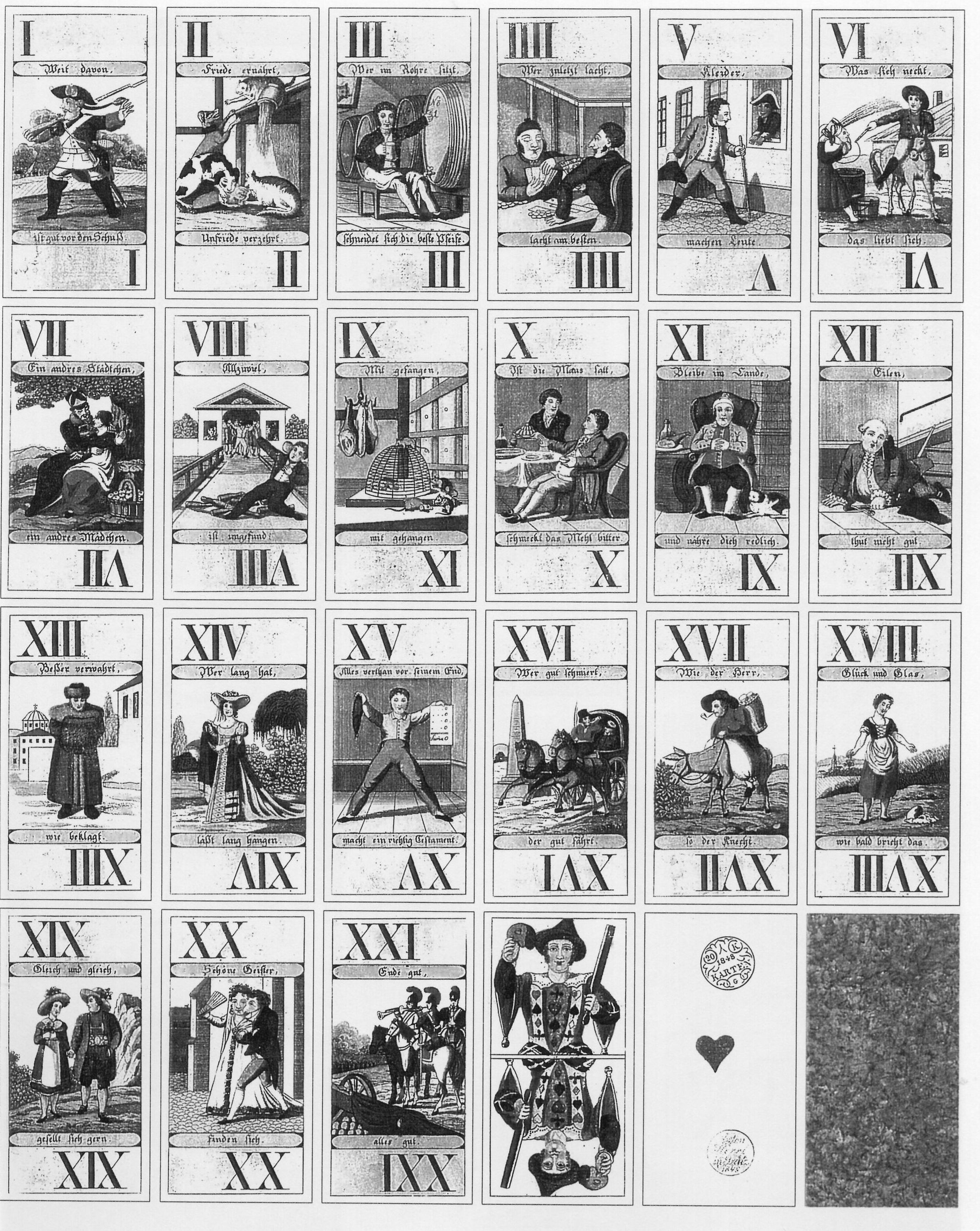 tarot with proverbs